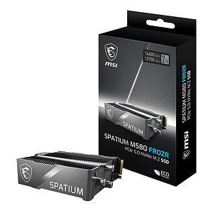 Msi Spatium M580 2tb Pcie Gen5 X4 Sogutuculu Okuma 14600mb Yazma 12700mb M 2 Ssd 1