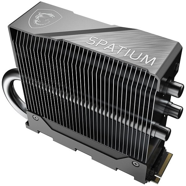Msi Spatium M580 2tb Pcie Gen5 X4 Sogutuculu Okuma 14600mb Yazma 12700mb M 2 Ssd 9