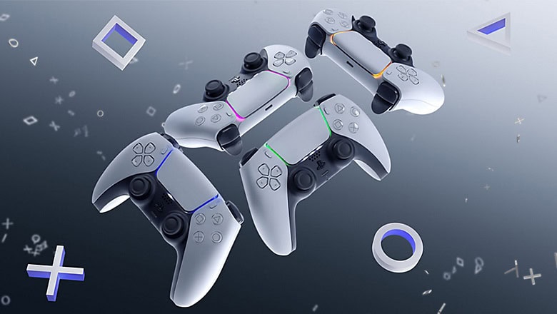 Joystick ve oyun kontrolcüleri, PlayStation tarafından tasarlanmış modern gaming aksesuarları, en iyi video oyun deneyimi için optimize edilmiş kaliteli kontrolörler.