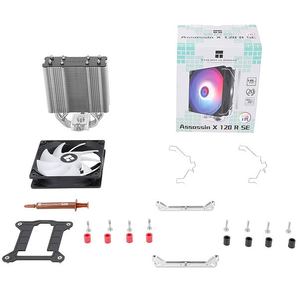 Thermalright Assassin X 120 Refined Se Rgb V2 Tl C12c L V2 120mm 4 X 6mm Isi Borulu Intel Amd Uyumlu Hava Sogutucu 2 Yil Birebir Degisim Garantili 9