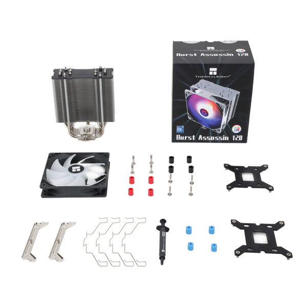 Thermalright Burst Assassin 120 Argb Tl C12cg S 120mm 6 X 6mm Isi Borulu Intel Amd Uyumlu Hava Sogutucu 2 Yil Birebir Degisim Garantili 8