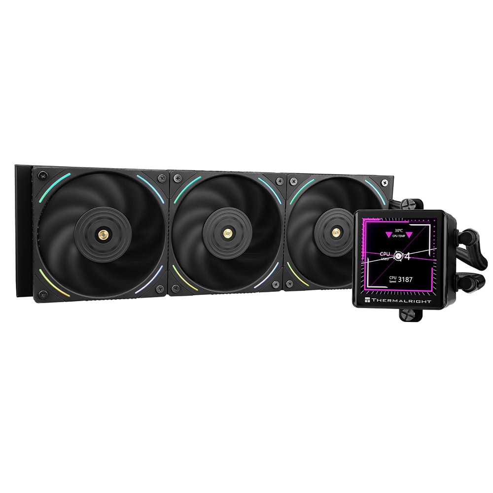 Thermalright Frozen Vision 360 Black 360mm Intel Amd Uyumlu Siyah Islemci Sivi Sogutucu 2 Yil Birebir Degisim Garantili 1