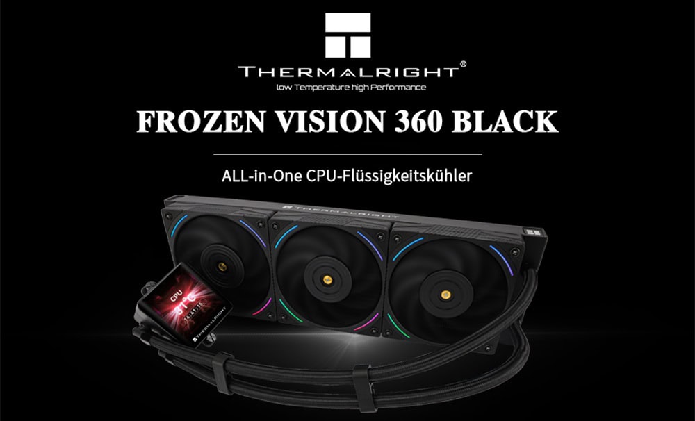 Thermalright Frozen Vision 360 Black Soğutucu H1