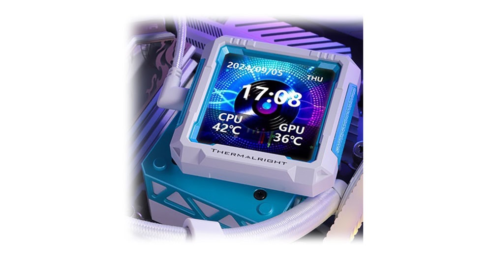 Thermalright Frozen Warframe Pro 360 White Soğutucu H4