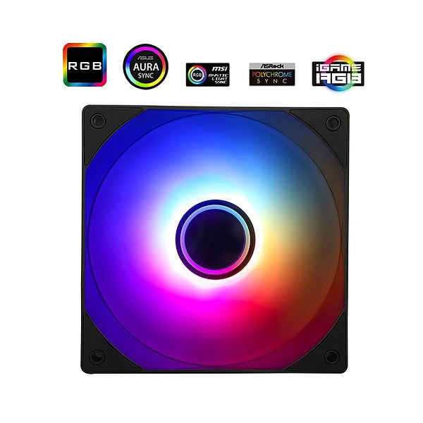 Thermalright Tl C12b S V3 Argb 120mm Siyah Kasa Fani Y3