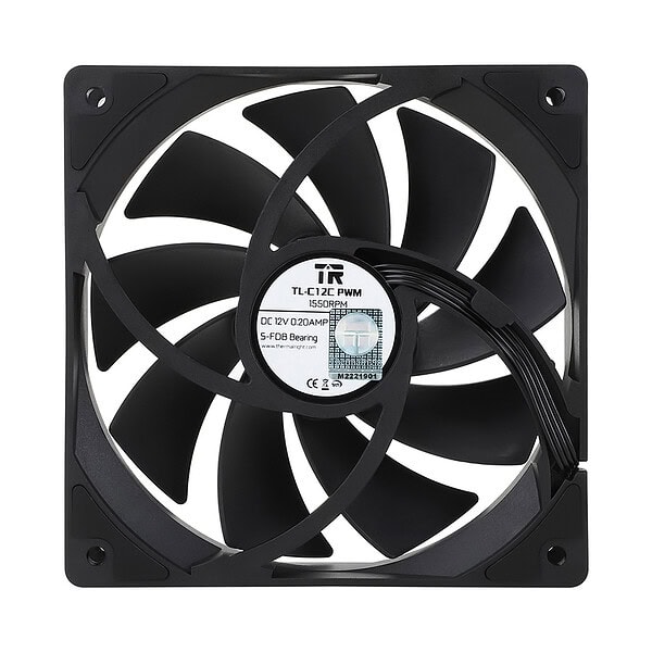 Thermalright Tl C12c 120mm Siyah Kasa Fani Y2
