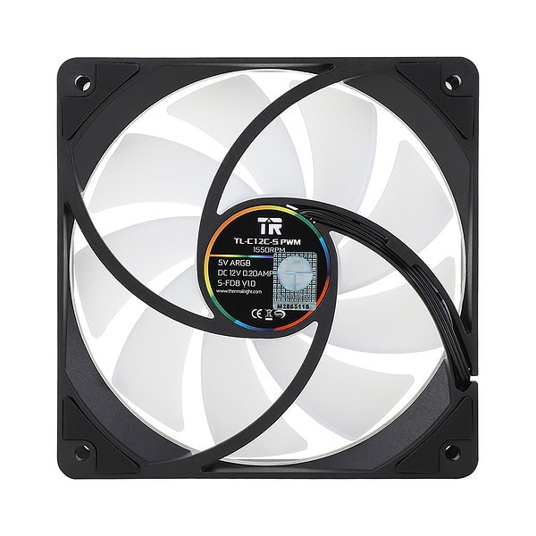 Thermalright Tl C12c S Argb 120mm Siyah Kasa Fani Y2