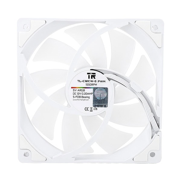 Thermalright Tl C12cw S Argb 120mm Beyaz Kasa Fani Y2