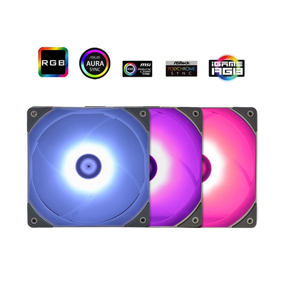Thermalright Tl C12r L Rgb 120mm Siyah 3lu Kasa Fani Y1
