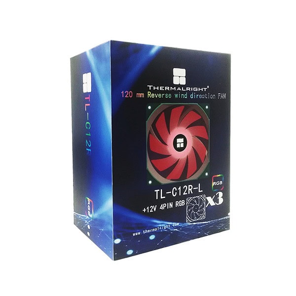 Thermalright Tl C12r L Rgb 120mm Siyah 3lu Kasa Fani Y5