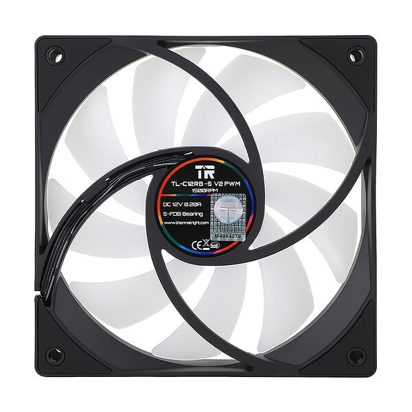 Thermalright Tl C12rb S V2 Argb 120mm Siyah Kasa Fani Y2