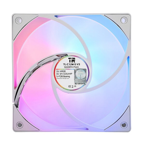 Thermalright Tl C12w S V3 Argb 120mm Beyaz 3lu Kasa Fani Y2