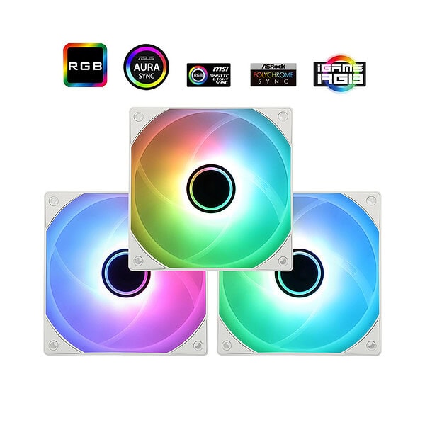 Thermalright Tl C12w S V3 Argb 120mm Beyaz 3lu Kasa Fani Y3