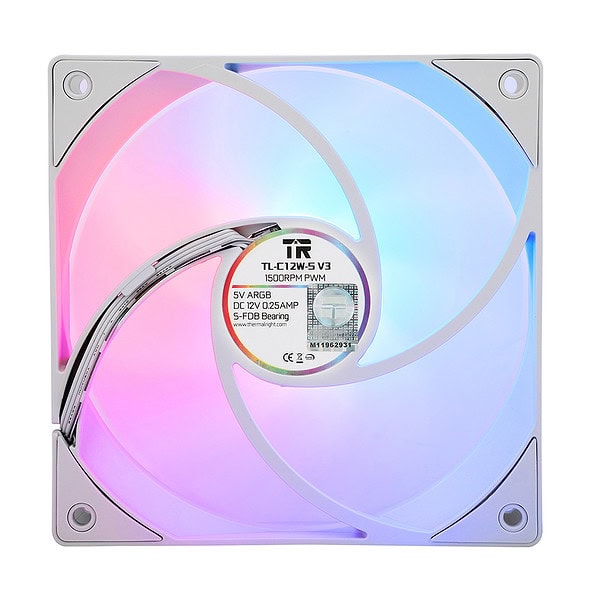 Thermalright Tl C12w S V3 Argb 120mm Beyaz Kasa Fani Y2