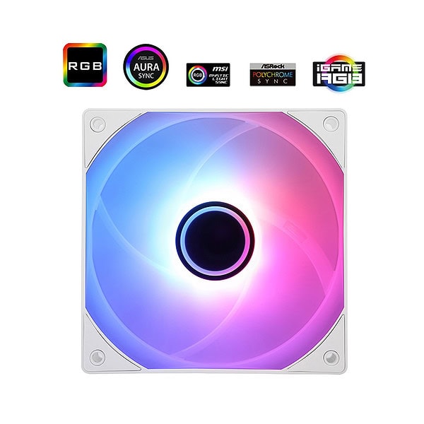 Thermalright Tl C12w S V3 Argb 120mm Beyaz Kasa Fani Y3