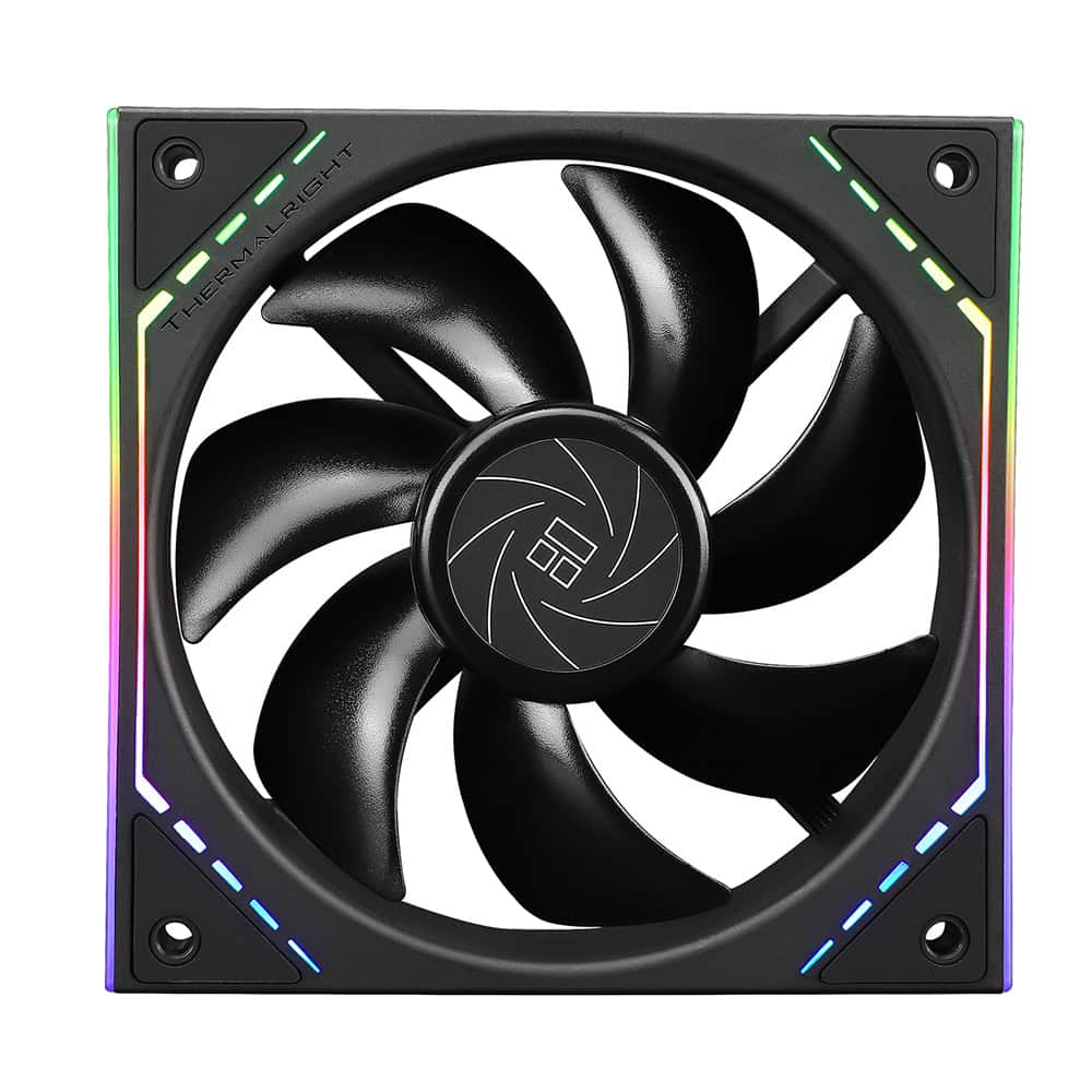 Thermalright Tl M12 Argb 120mm Beyaz Siyah Kasa Fani Y1