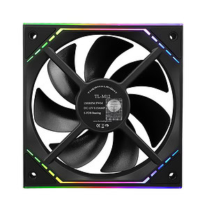 Thermalright Tl M12 Argb 120mm Beyaz Siyah Kasa Fani Y2