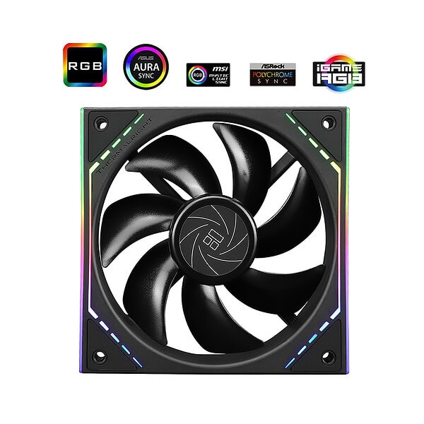 Thermalright Tl M12 Argb 120mm Beyaz Siyah Kasa Fani Y3