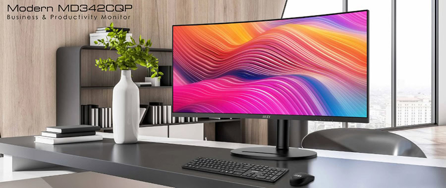 MSI MODERN MD342CQP Monitör h2