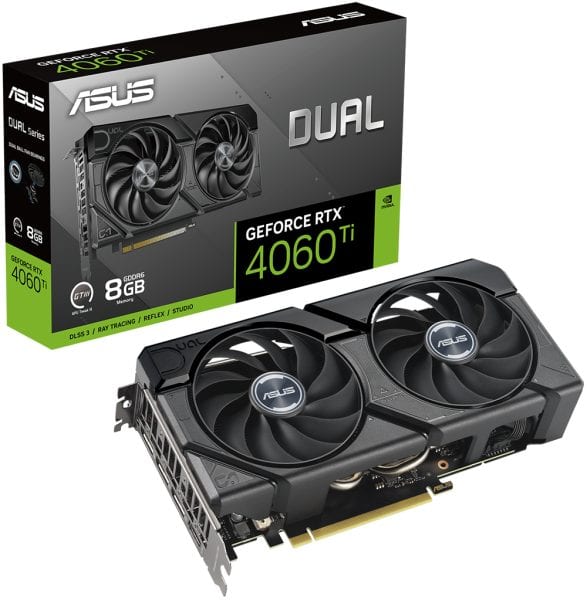 ASUS Dual GeForce RTX™ 4060 Ti EVO 8GB GDDR6 ASUS Dual GeForce RTX™ 4060 Ti EVO 8GB GDDR6