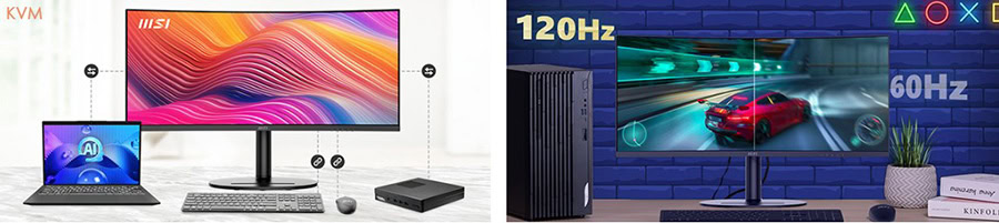 MSI MODERN MD342CQP Monitör h4