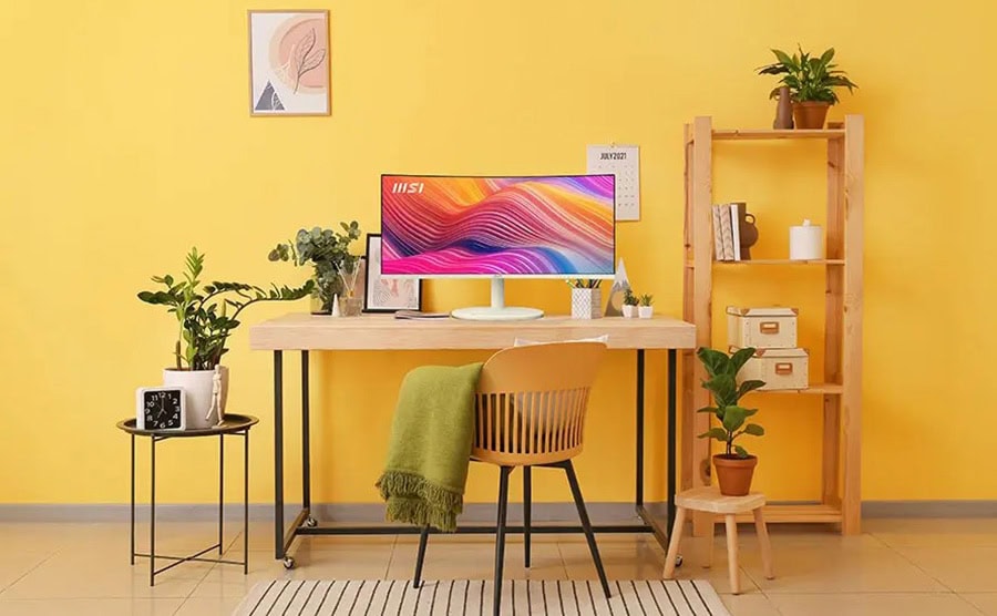 MSI MODERN MD342CQPW Monitör h5