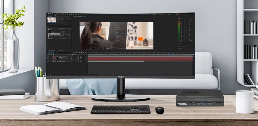 MSI MODERN MD342CQP Monitör h8