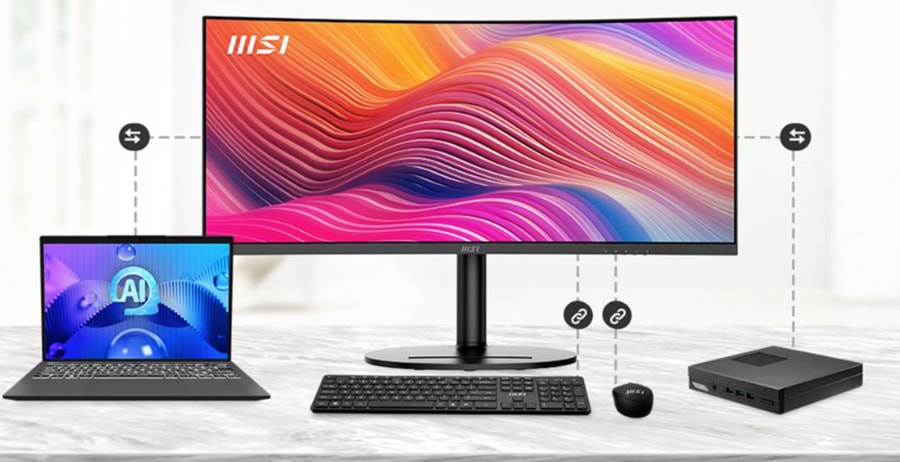 MSI MODERN MD342CQP Monitör h9