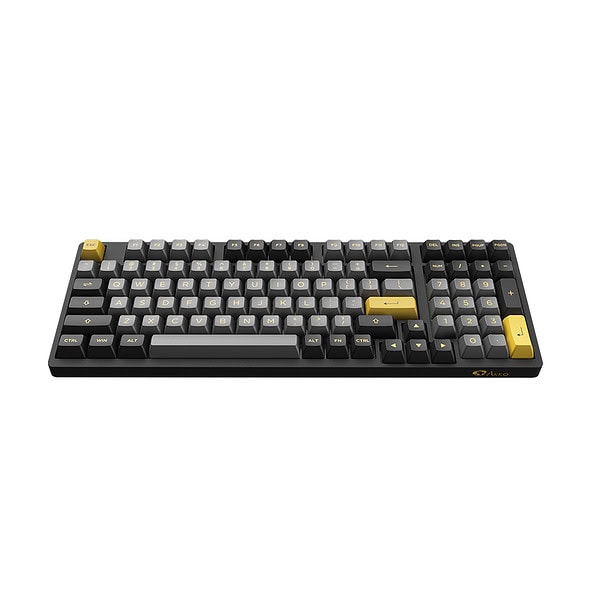 Akko 3098b Plus Black Gold Rgb Kablosuz Hotswap Ingilizce Mekanik Gaming Klavye 2
