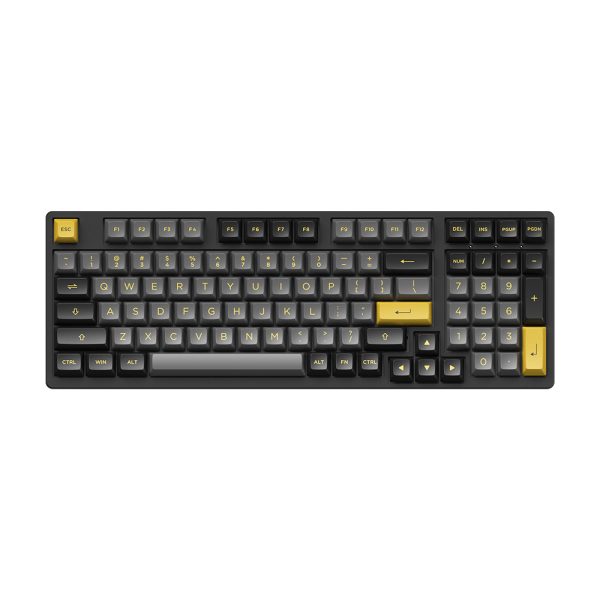 Akko 3098b Plus Black Gold Rgb Kablosuz Hotswap Ingilizce Mekanik Gaming Klavye 3