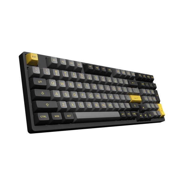 Akko 3098b Plus Black Gold Rgb Kablosuz Hotswap Ingilizce Mekanik Gaming Klavye 5