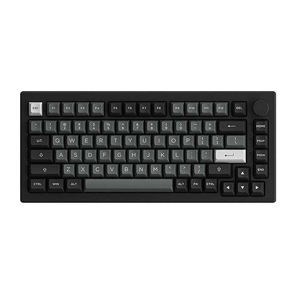 Akko 5075bp Black Silver Rgb Hotswap Mekanik Kablosuz Gaming Klavye 1