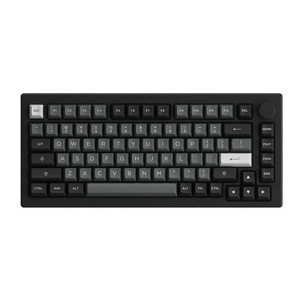 Akko 5075bp Black Silver V3 Cream Blue Switch Rgb Hotswap Mekanik Kablosuz Gaming Klavye F1