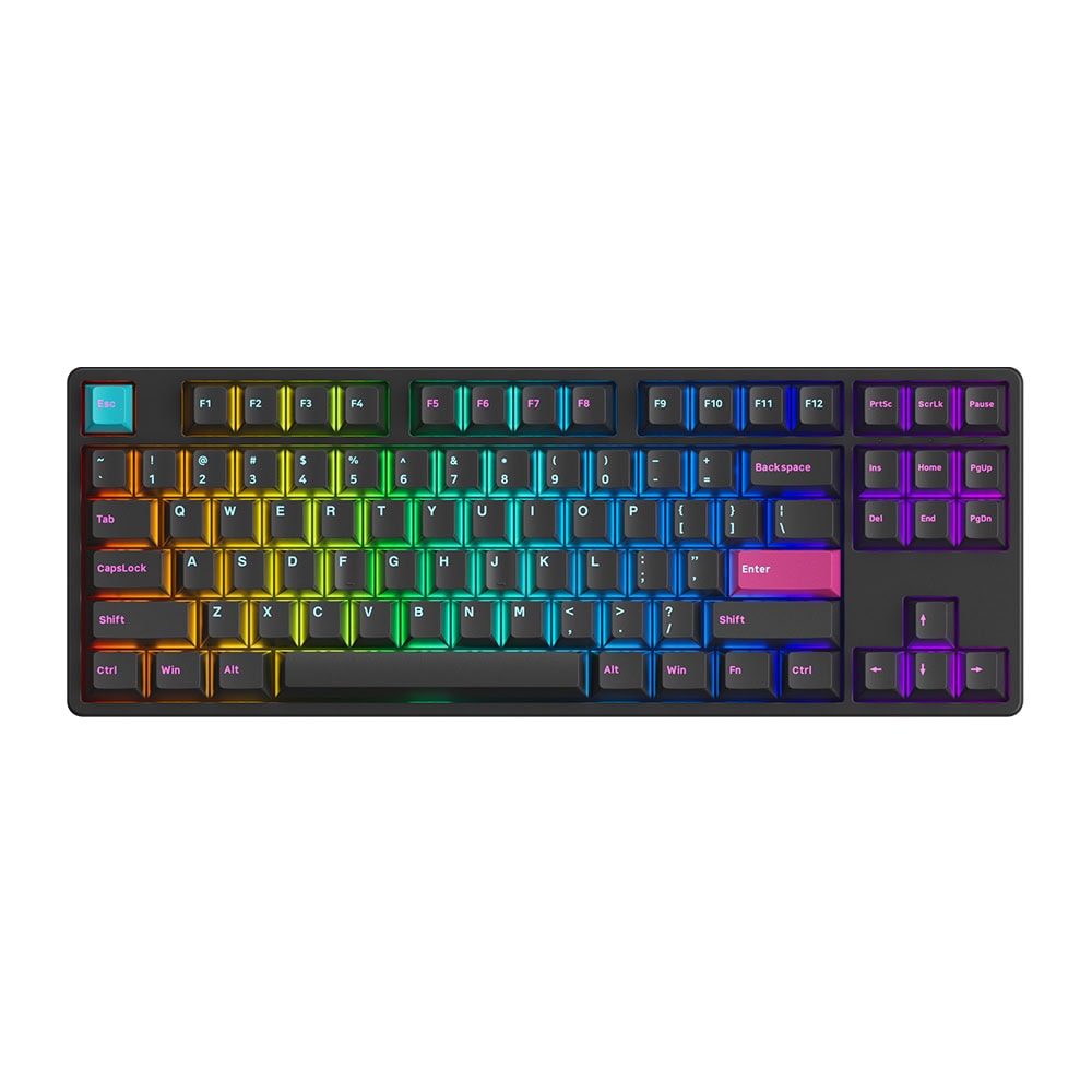 Akko 5087s Qmk Midnight Rgb Hotswap Ingilizce Mekanik Gaming Klavye 1