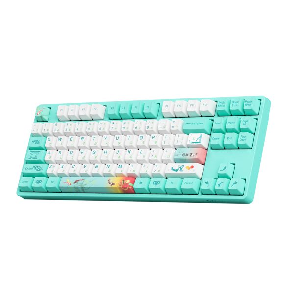 Akko 5087s Qmk Monets Pond Rgb Hotswap Ingilizce Mekanik Gaming Klavye 4