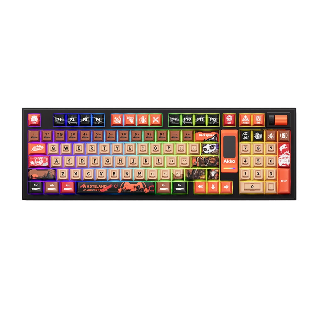 Akko 5098b Plus Wasteland Survival Rgb Kablosuz Hotswap Ingilizce Mekanik Gaming Klavye 1
