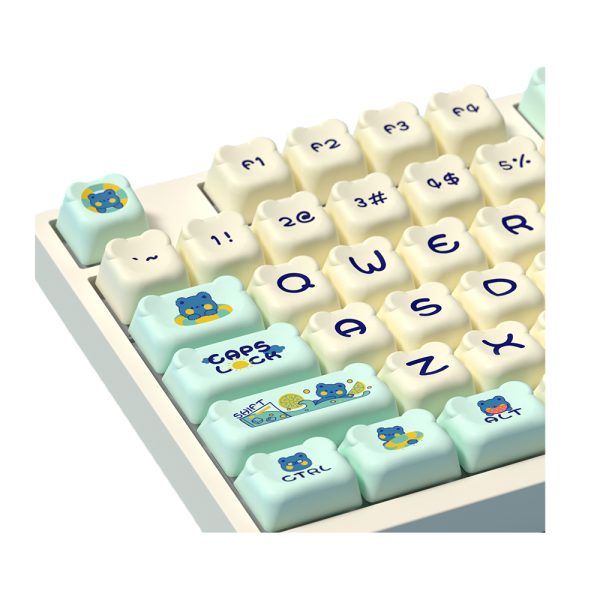 Akko Lemon Bear Pbt 122 Adet Keycap Set 2