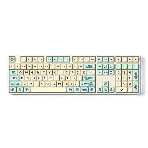 Akko Lemon Bear Pbt 122 Adet Keycap Set 5