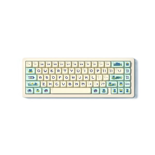 Akko Lemon Bear Pbt 122 Adet Keycap Set 8