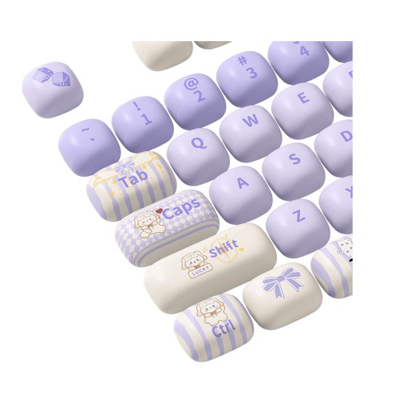 Akko Magic Lop Bunny Pbt 138 Adet Keycap Set 3