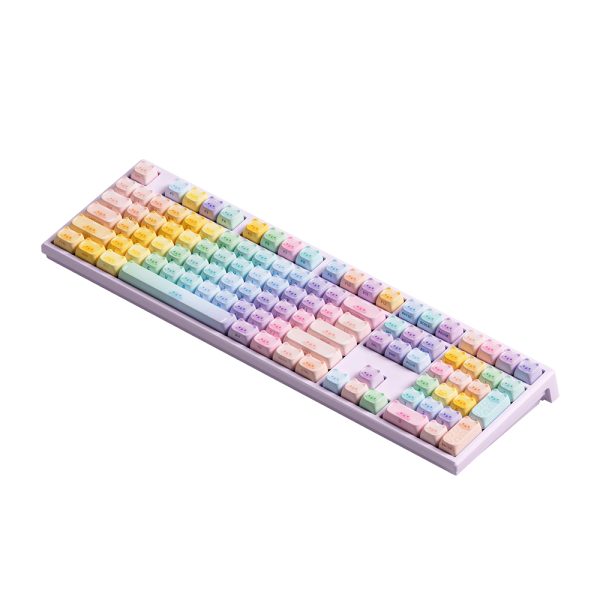 Akko Monsgeek Mg108b Colorful Cats Rgb Kablosuz Hotswap Mekanik Gaming Klavye Yh3