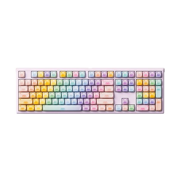 Akko Monsgeek Mg108b Colorful Cats Rgb Kablosuz Hotswap Mekanik Gaming Klavye Yh4