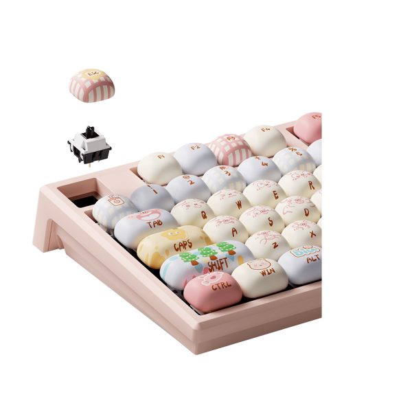 Akko Monsgeek Mg108b Piggy Party Rgb Kablosuz Hotswap Mekanik Gaming Klavye 5