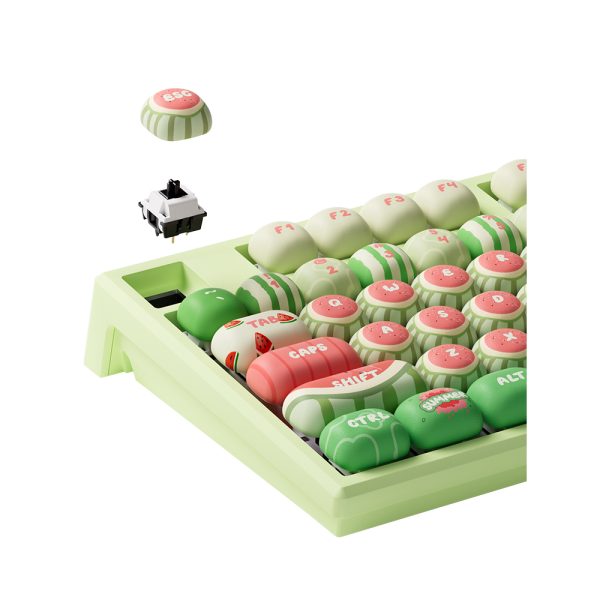 Akko Monsgeek Mg108b Watermelon Rgb Kablosuz Hotswap Mekanik Gaming Klavye 5