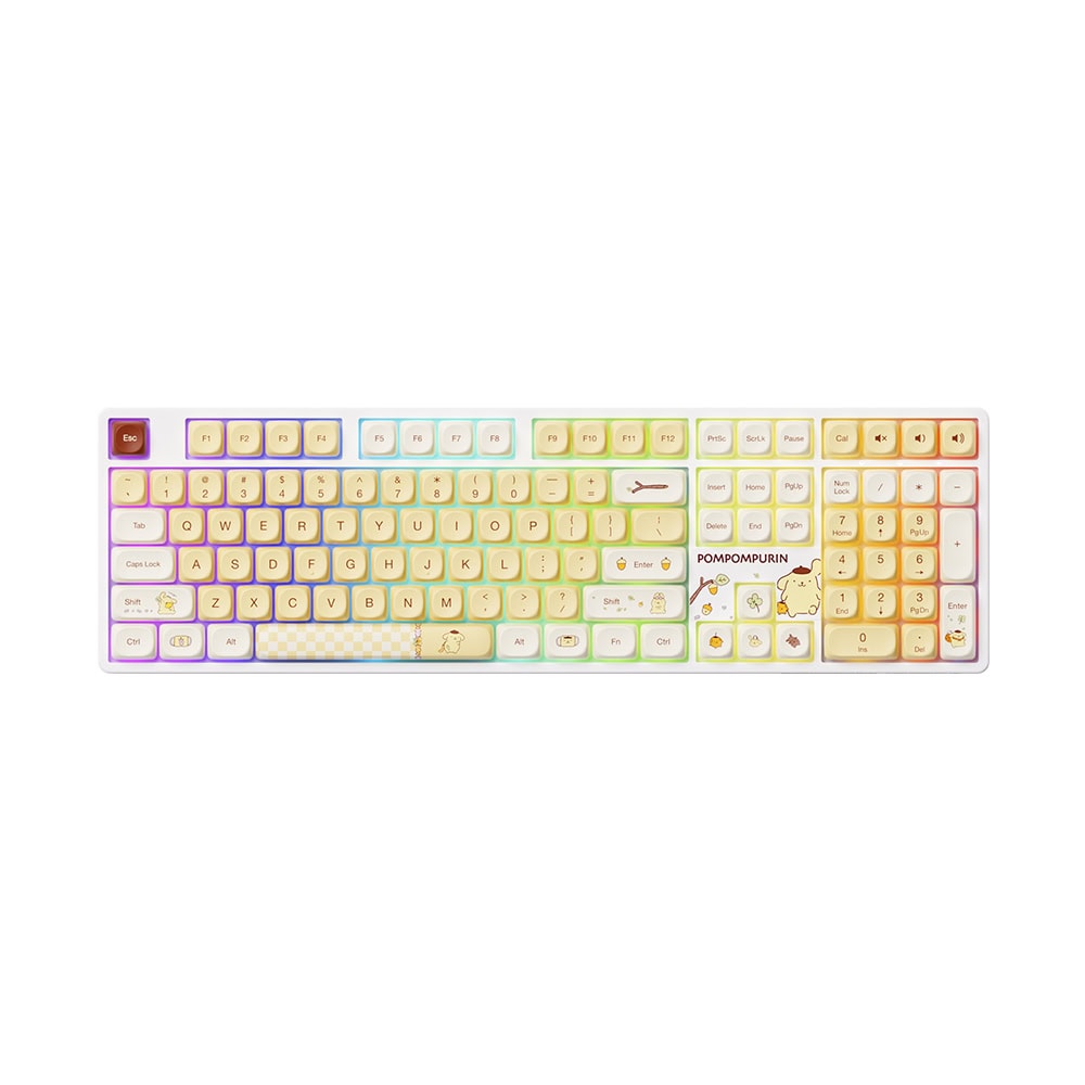 Akko Pompompurin 5108b Plus Rgb Kablosuz Hotswap Mekanik Gaming Klavye 1