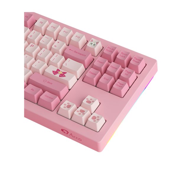 Akko Sailor Moon Crystal 5087b V2 Tkl Rgb Kablosuz Hotswap Ingilizce Mekanik Gaming Klavye 11