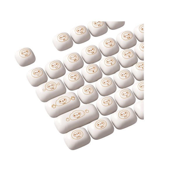 Akko Steamed Buns Pbt 138 Adet Keycap Set 6