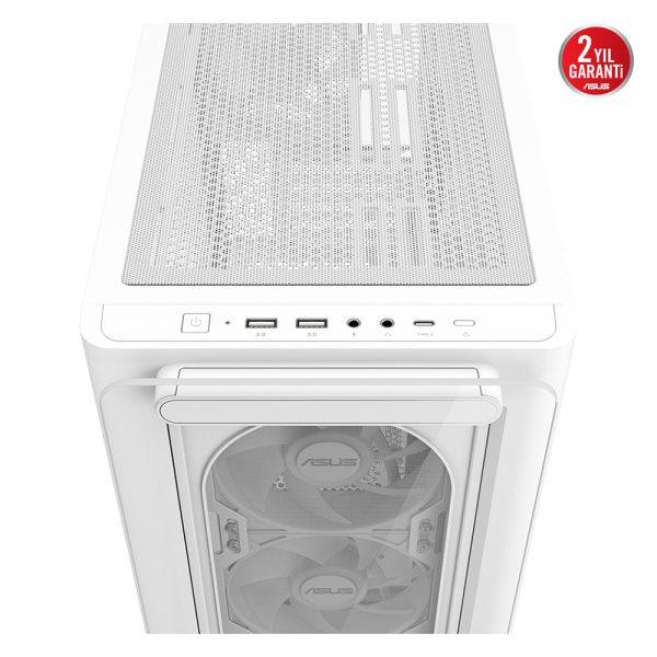 Asus A23 Plus Tg Argb Temperli Cam Usb 3 2 Mid Tower Matx Beyaz Gaming Kasa 9