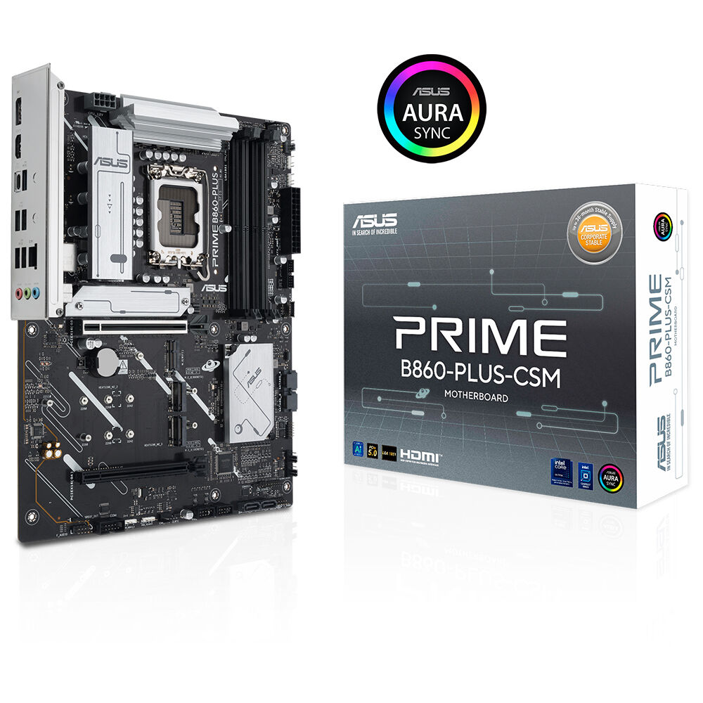 Asus Prime B860 Plus Csm 8666mhz Oc Ddr5 Soket Lga1851 M 2 Hdmi Dp Atx Anakart 1