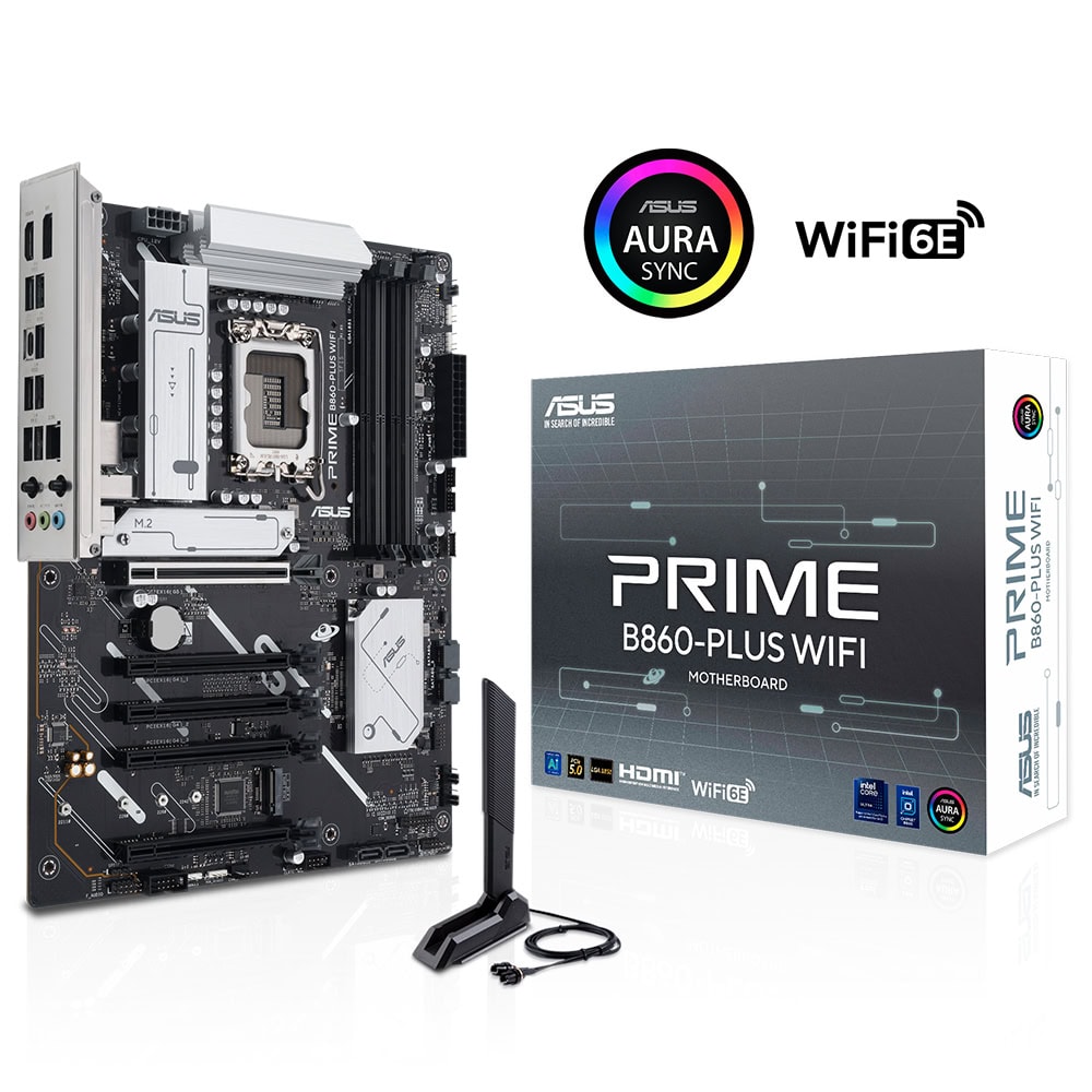 Asus Prime B860 Plus Wifi 8200mhz Oc Ddr5 Soket Lga1851 M 2 Hdmi Dp Atx Anakart 1